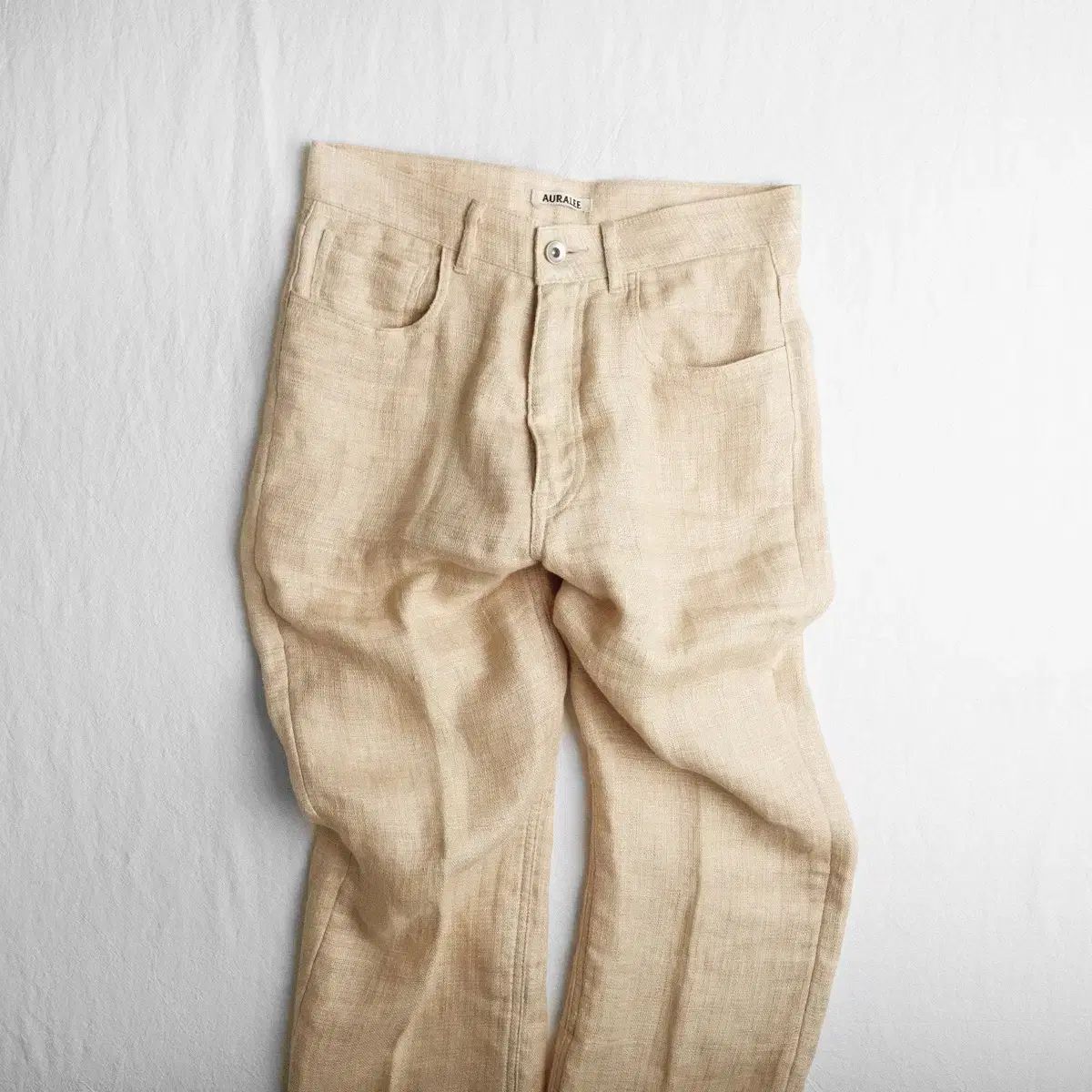 Auralee オーラリー 20ss リネン ダブル ペース 5P パンツ 2 サイズ