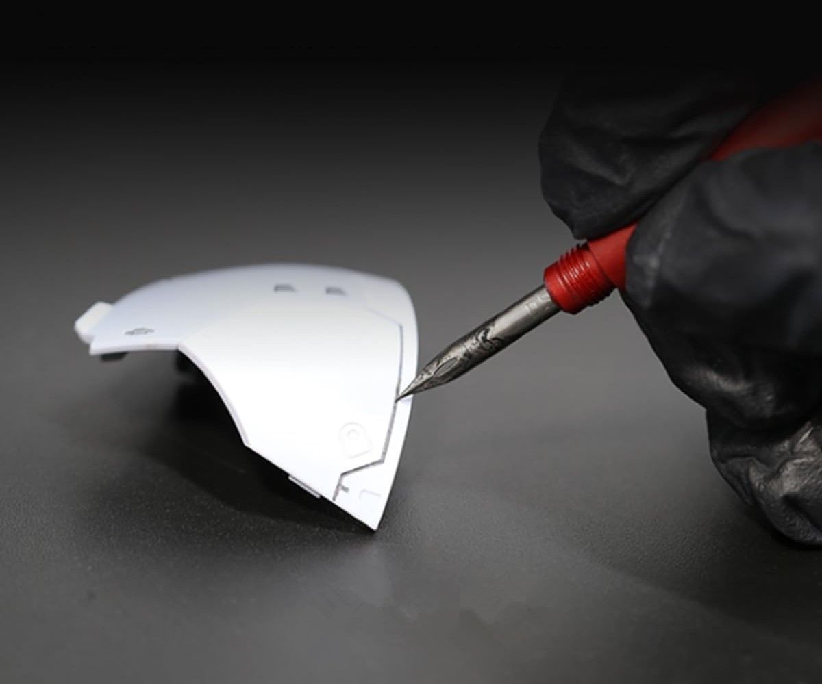 ガンプラ プラモデル スミ入れ用 万年筆 流し込み アルミニウム ペン マーカー 墨入れ ライン アクセント ペン モデル ツール