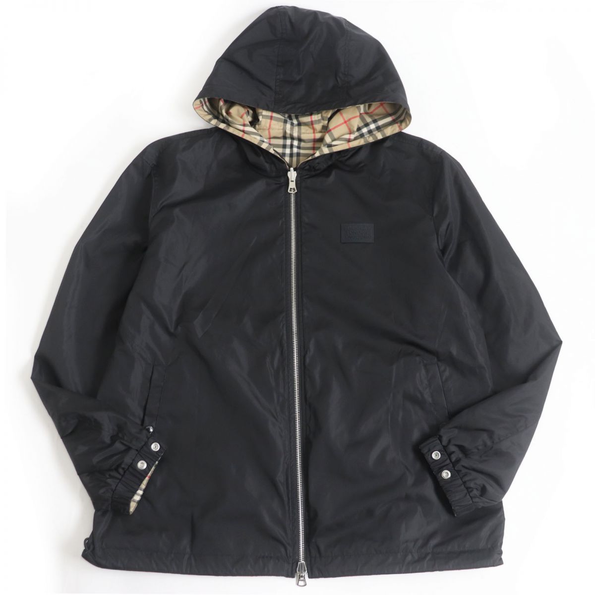 美品□20SS BURBERRY/バーバリー 8027097 ノバチェック 無地 