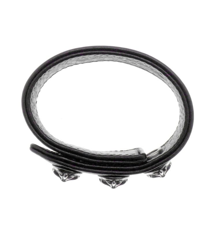 3BTN 2SNP スター 3ボタン 2スナップ レザーブレスレット 3BTN 2SNP スター 3ボタン 2スナップ レザーブレスレット クロムハーツ