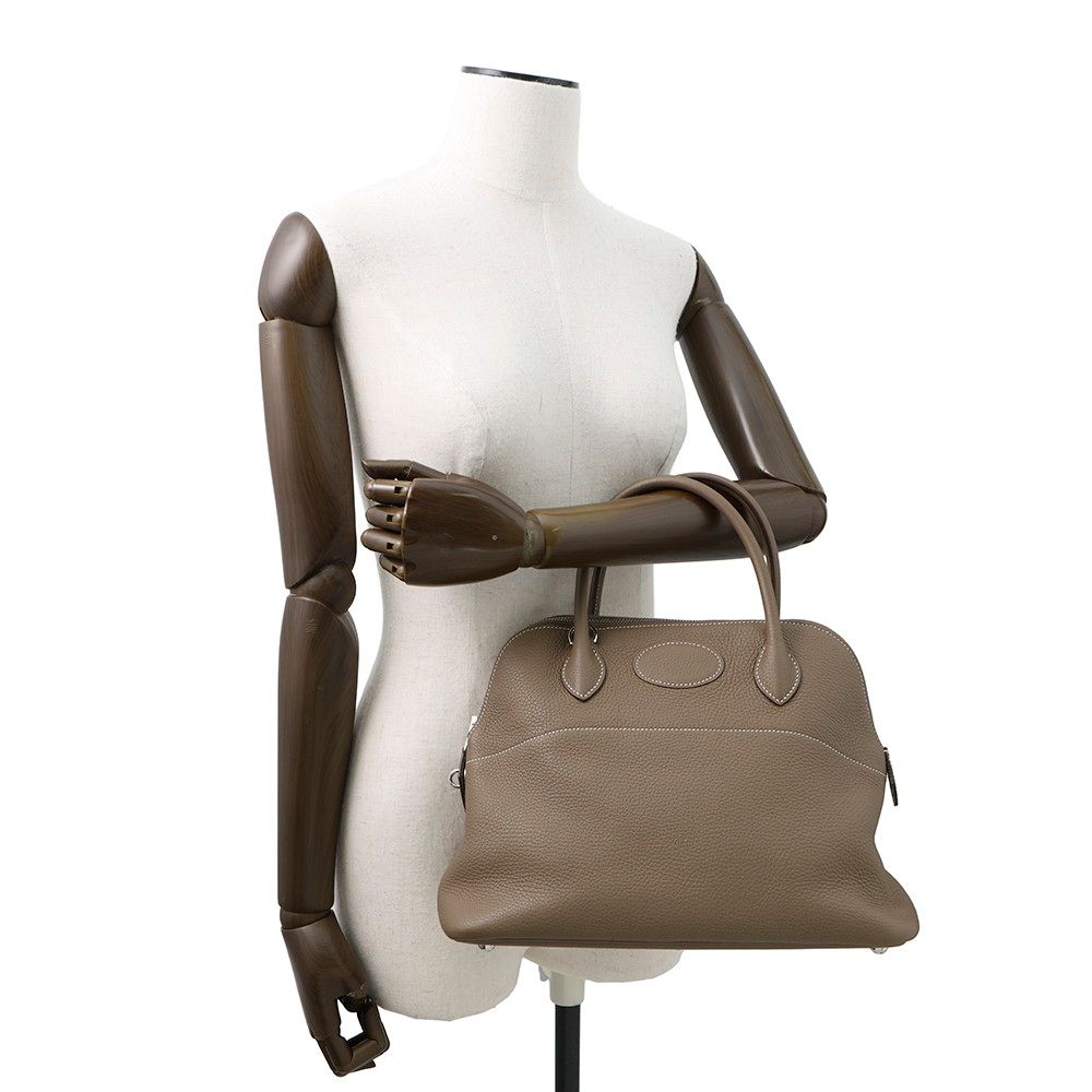 エルメス ボリード31 トリヨン エトゥープ シルバー金具 Ｄ刻印　芦屋ハーティ エルメス ボリード31 トリヨン エトゥープ シルバー金具 D刻印 芦屋