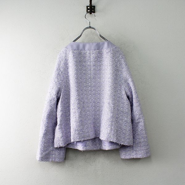 大きいサイズ 定価7万 TO BE CHIC トゥービーシック リボンツイード