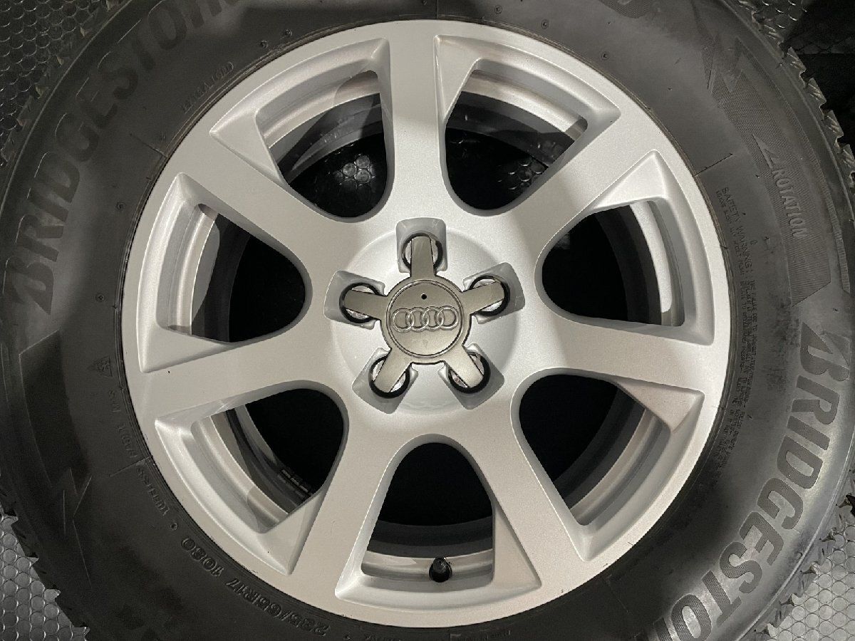 【BS BLIZZAK DM-V3 235/65R17】スタッドレス【audi Q5 純正ホイール 17インチ 7J5HPCD112+37】19年製 バリ溝　(MTJ577)