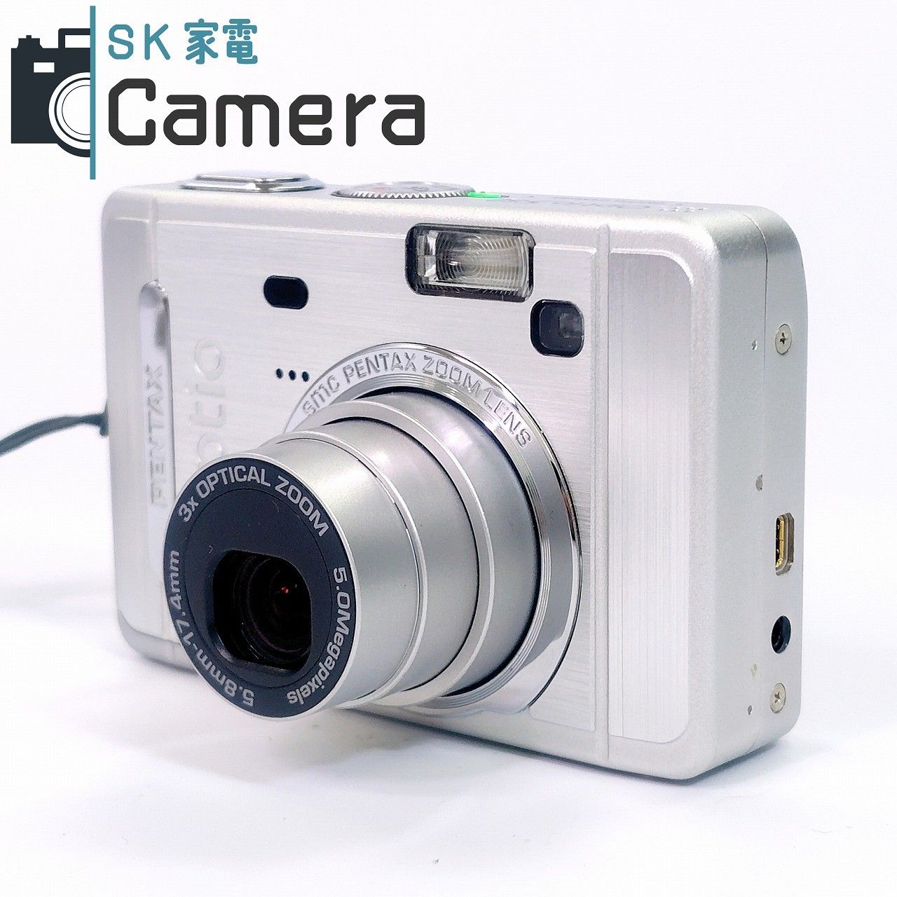 中古】 PENTAX Optio S50 コンパクトデジタルカメラ 単三電池で動き 