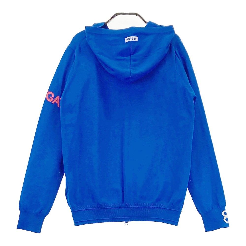 サイズ：1 PEARLY GATES パーリーゲイツ 長袖 ニットジャケット ブルー