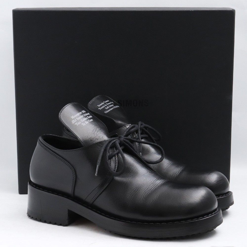 RAF SIMONS オーバーサイズタンレースアップダービーシューズ