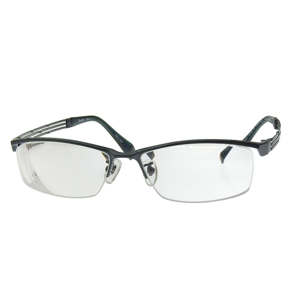 超 シャルマン CHARMANT 2017年 XL1086 ラインアート スクエア チタンフレーム 眼鏡 度入 55□16 ケース付 ユニセックス ビジネス 定価52800円