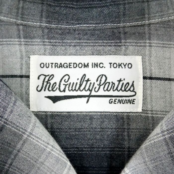 WACKO MARIA ワコマリア 国内正規 23AW OMBRE CHECK OPEN COLLAR SHIRT 