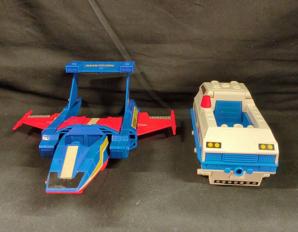 ミクロマン　レスキュー1号2号 タカラ レスキューマシン ミクロマンレスキュー1号2号セット