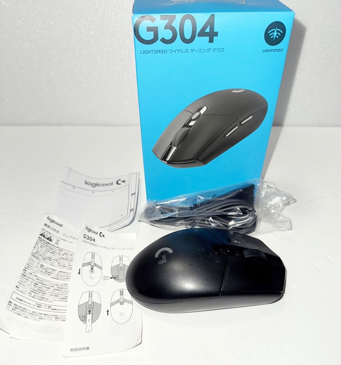 【HY】Logicool G ゲーミングマウス G304 LIGHTSPEED ワイヤレス ゲーミング マウス 軽量 99g HERO 25K センサー 6個プログラムボタン 250時間連続使用可能[送料無料(一部地域を除く)]HY001