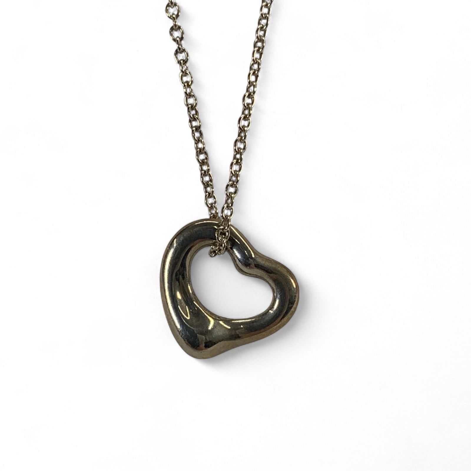 【みーさん 】ティファニー オープン ハート ネックレス Ag925 TIFFANY & CO. ティファニー ネックレス オープンハート