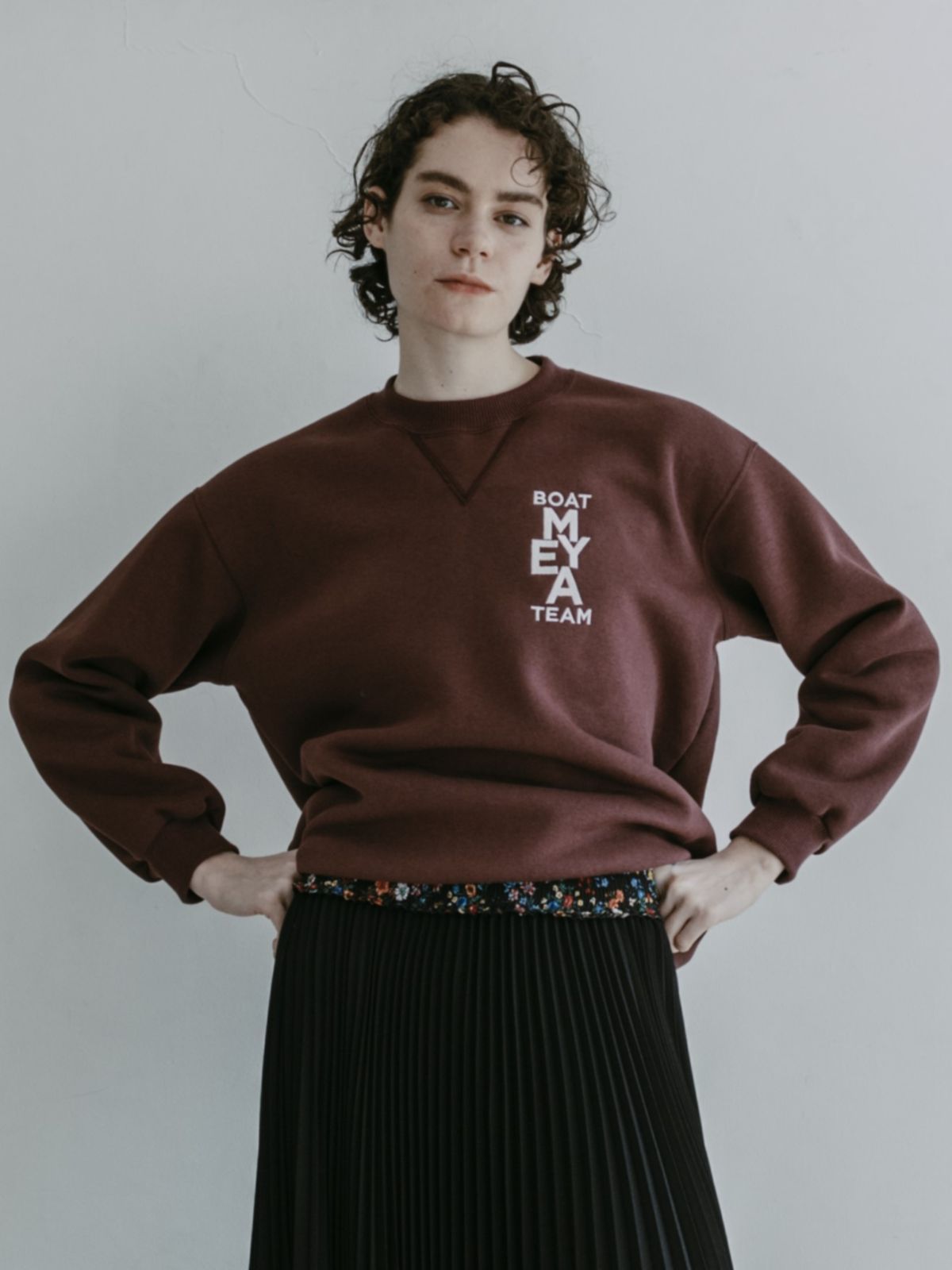 予約商品 売れ筋商品|||MEYAME メヤメ NO.6 EMBROIDELY SWEAT (BRUSHED LINING) GREEN エンブロイダリー スウェット 裏起毛 予約商品 MEYAME メヤメ NO.6 EMBROIDELY SWEAT (BRUSHED LINING