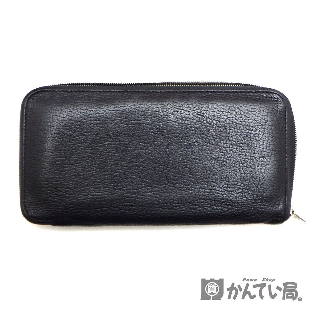 エルメス アザップロング クラシック シェーブル ノワール ブラック 黒