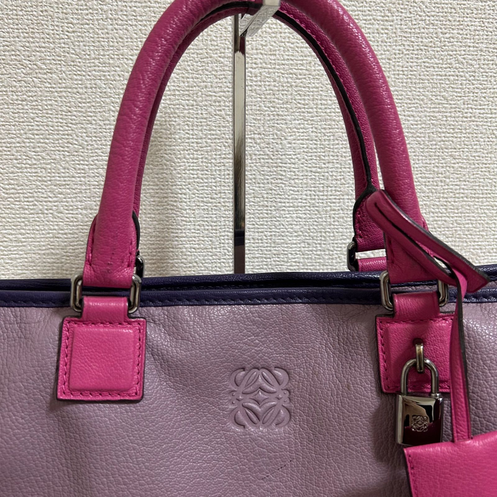 LOEWE ロエベ アマソナ28 トリコロール ピンク ハンドバッグ 牛革 楽天市場】【バッグ】LOEWE ロエベ アマソナ28 トリコロール