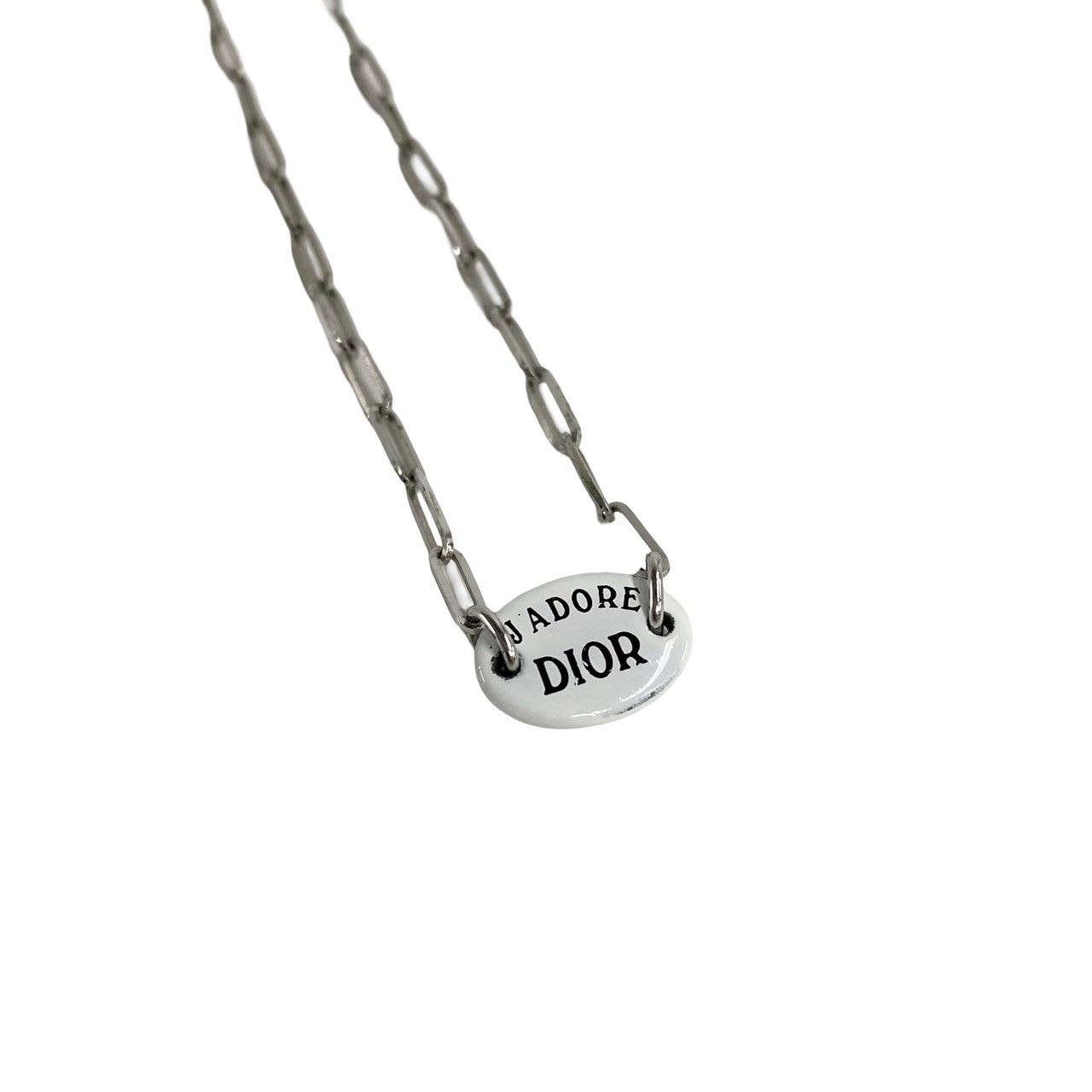 極 美品 Christian Dior ディオール ヴィンテージ ロゴ シルバー