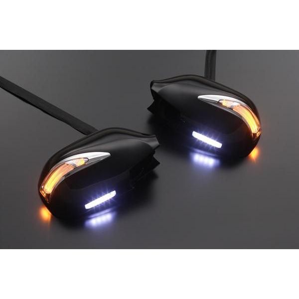 100系 110系 マークⅡ Revier Type LS LEDウインカーミラー 未塗装 カバー交換式 フットランプ ポジション機能付き マーク2 ブリッド LX GX JZX110系 マークⅡブリッド トヨタ ドアミラー ウィンカー