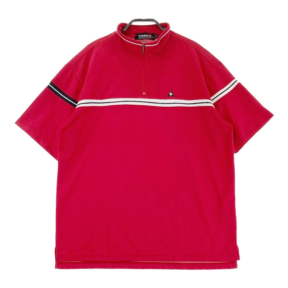 サイズ：LL LE COQ GOLF ルコックゴルフ ハーフジップ 半袖T