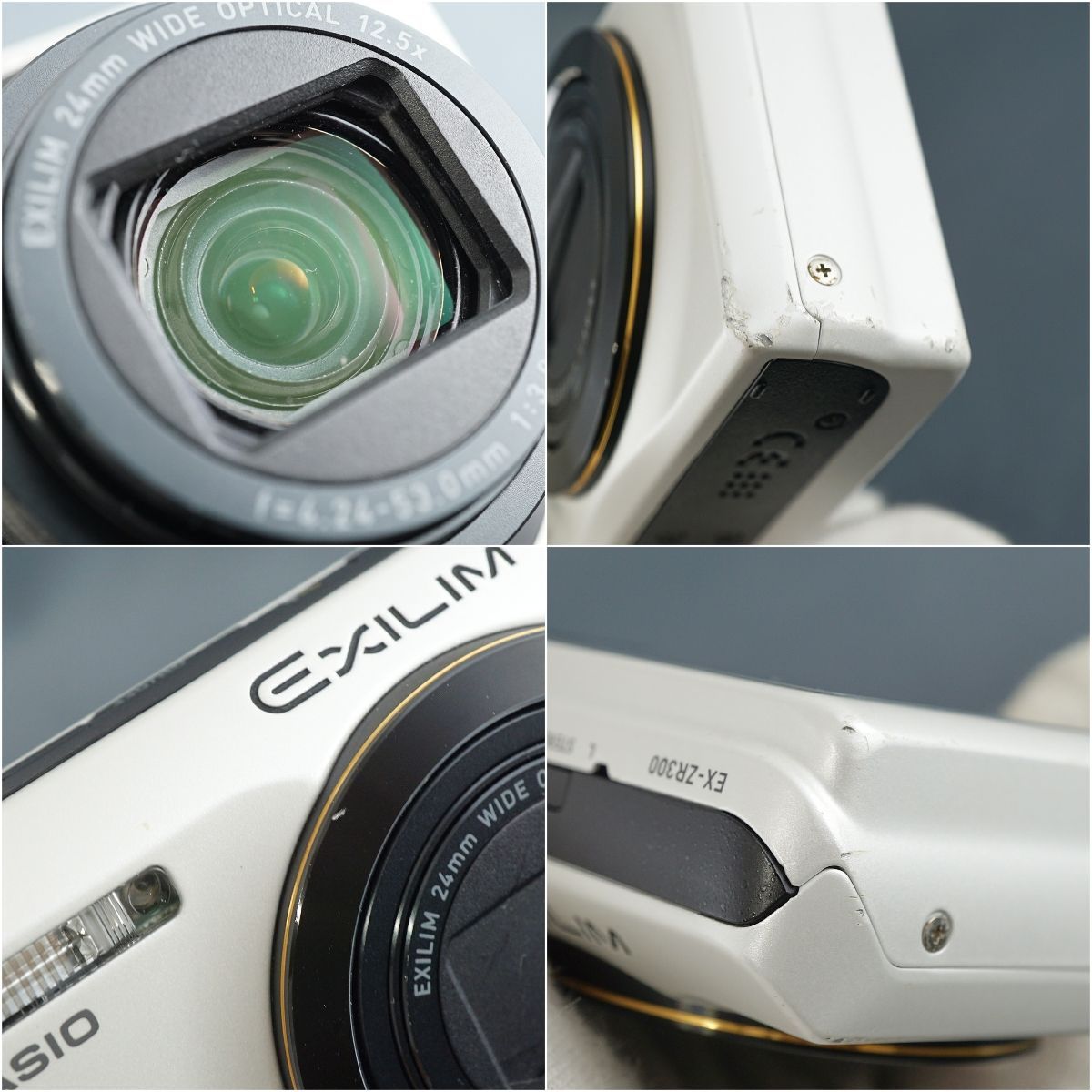 CASIO EXILIM EX-ZR300 デジタルカメラ USED美品 本体+バッテリー 1610 