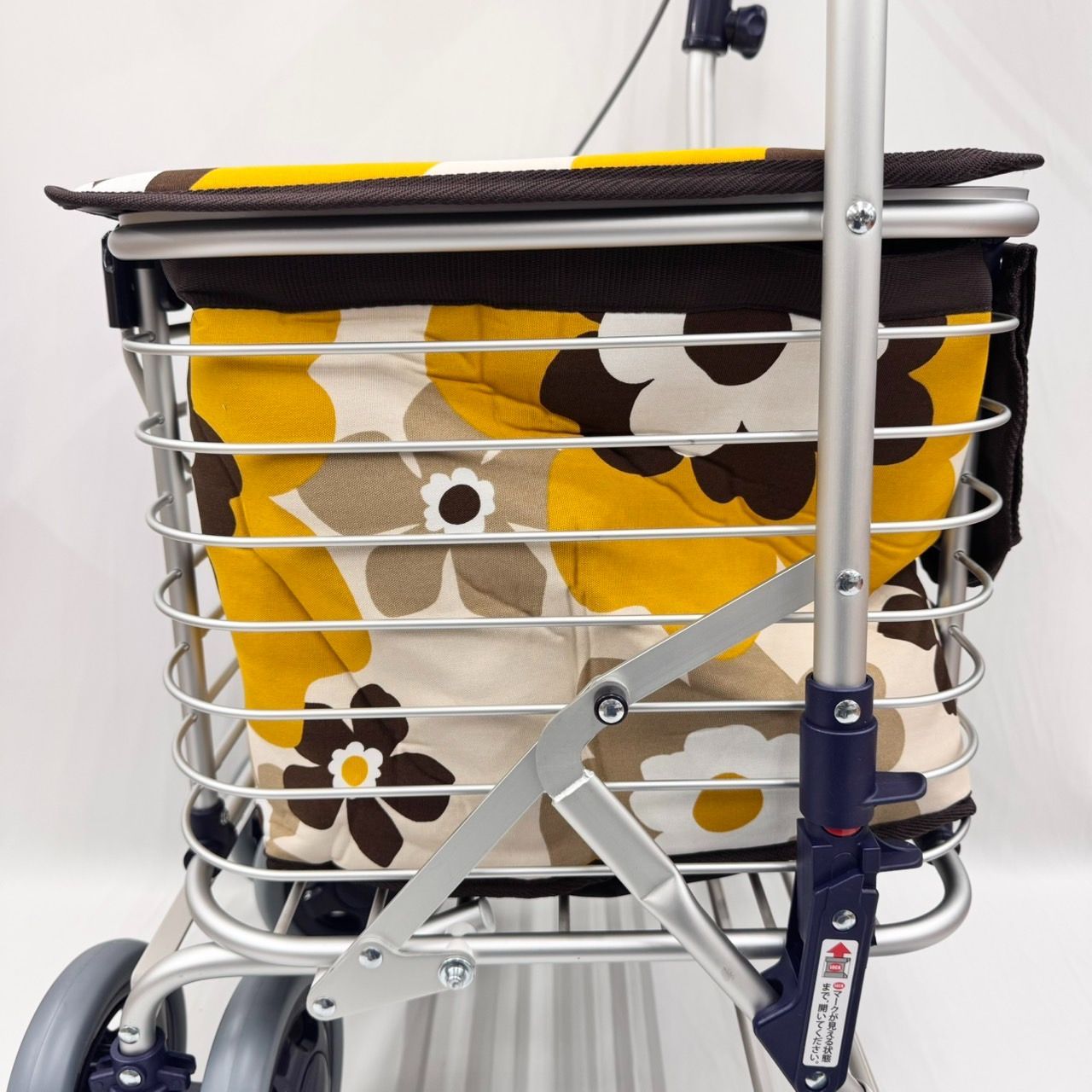 未使用品】ユーバ産業 シルバーカー アルミワイヤーカート