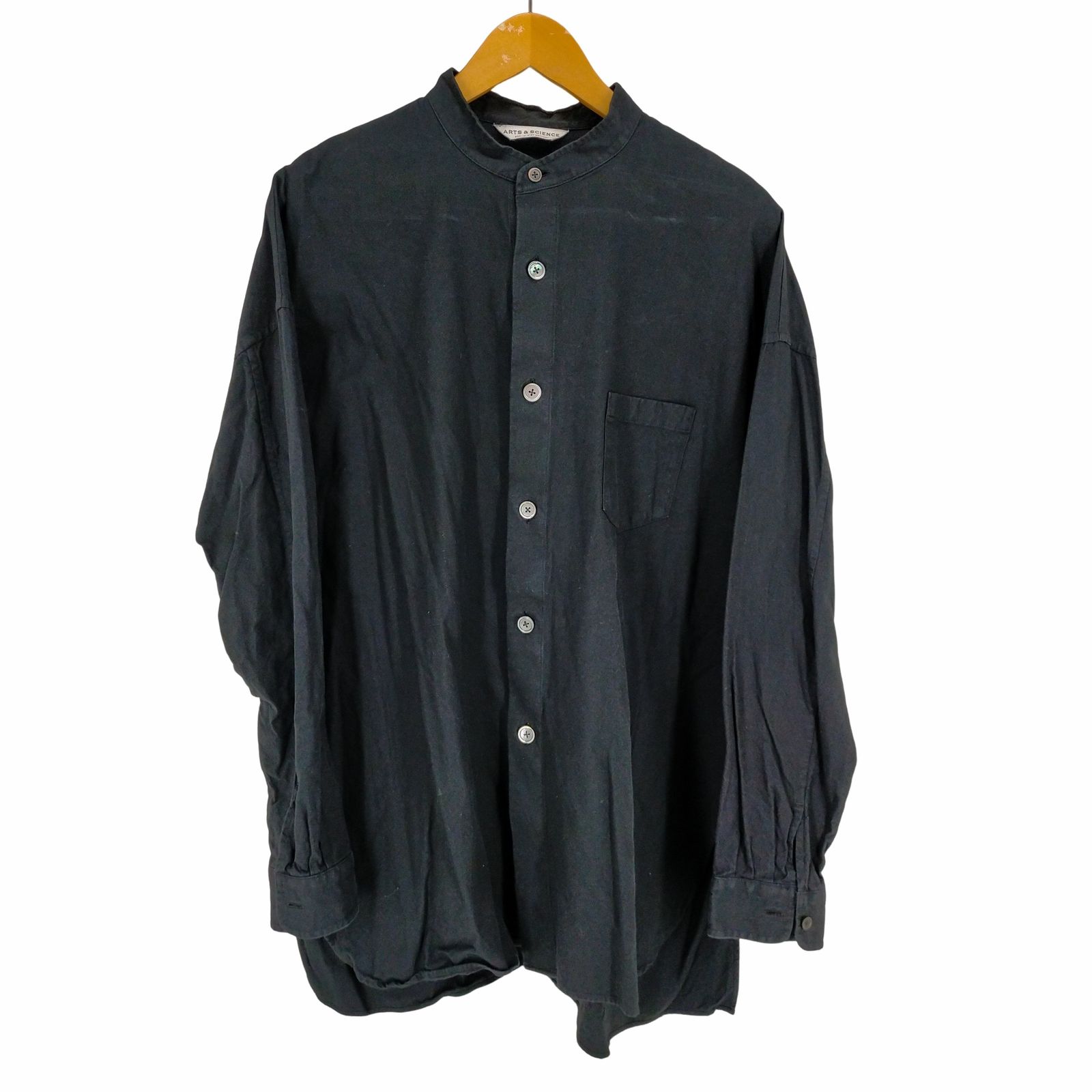 アーツアンドサイエンス ARTS u0026 SCIENCE No collar standard shirt メンズ JPN：3 