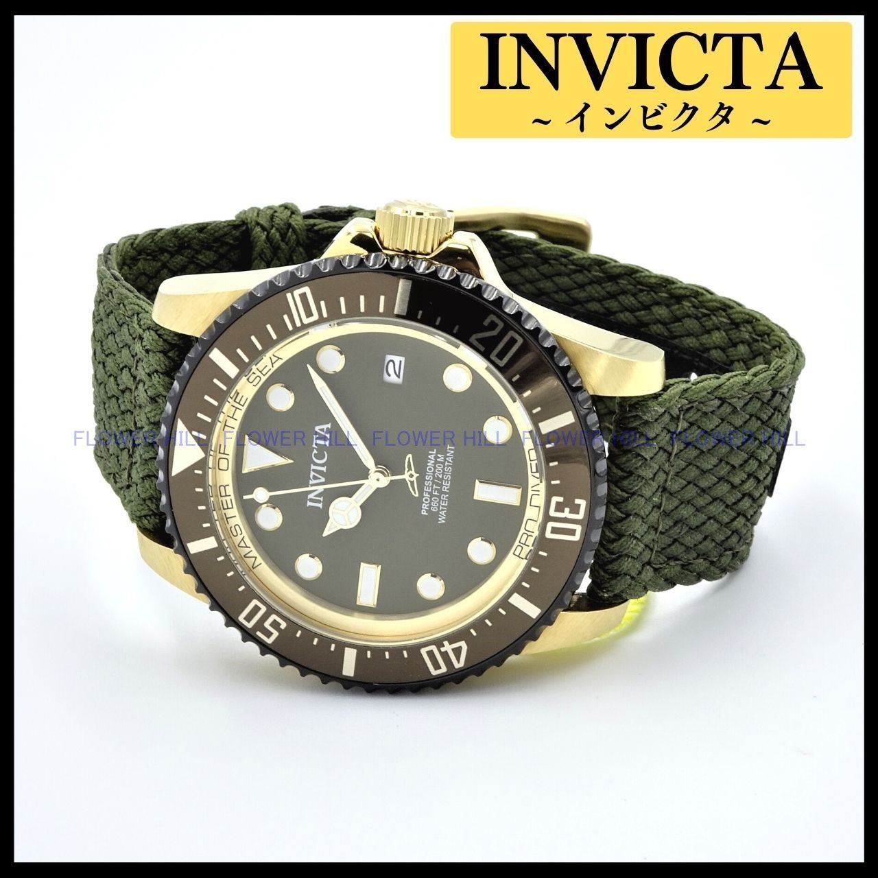 INVICTA 腕時計 自動巻き プロダイバー 38240 ファブリックバンド