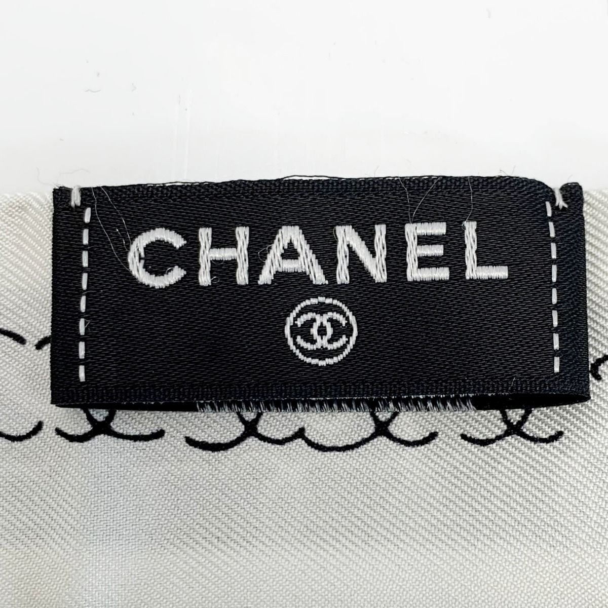 CHANEL シャネル ヘアバンド 細いスカーフ ツイリー シルク100