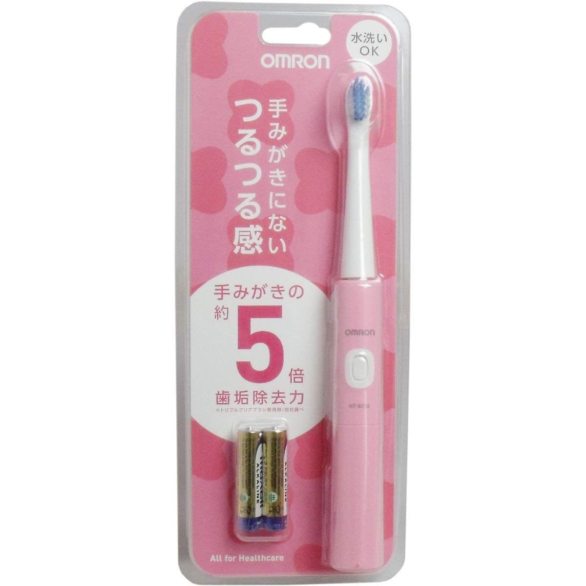 オムロンヘルスケア 音波式電動歯ブラシ ピンク HT-B210-PK [ピンク] [単品]