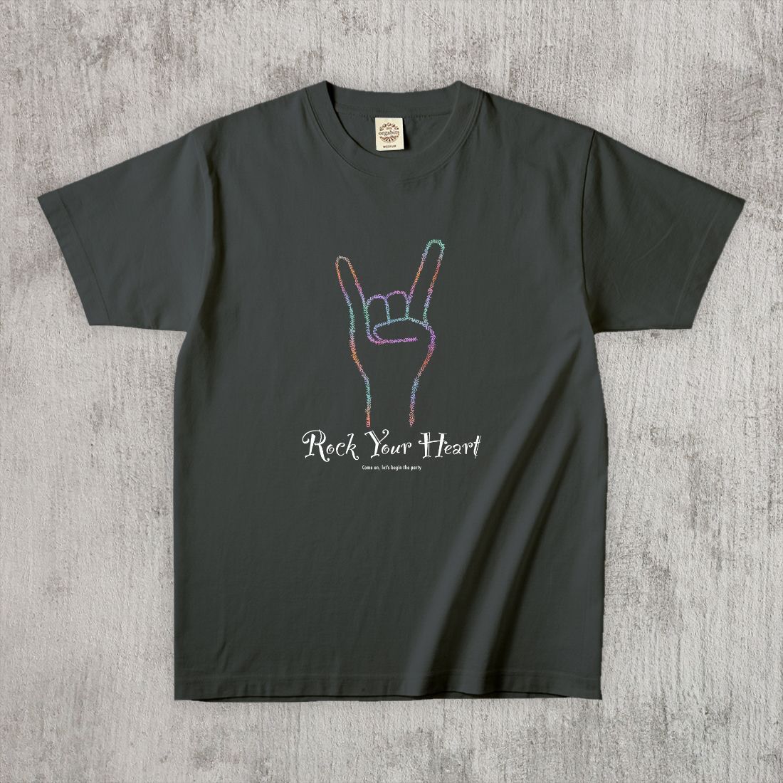 グラフィックTシャツ　Hang Loose Color