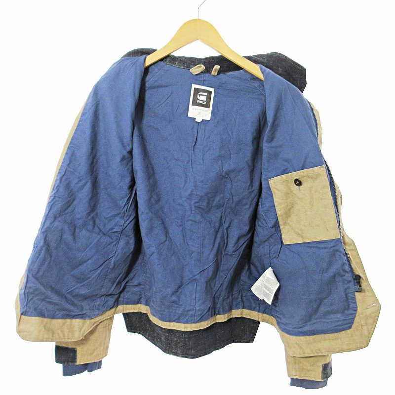 g-star raw MA-1 ジップアップジャケット ベージュ 22-gs1028-5-1.jpg
