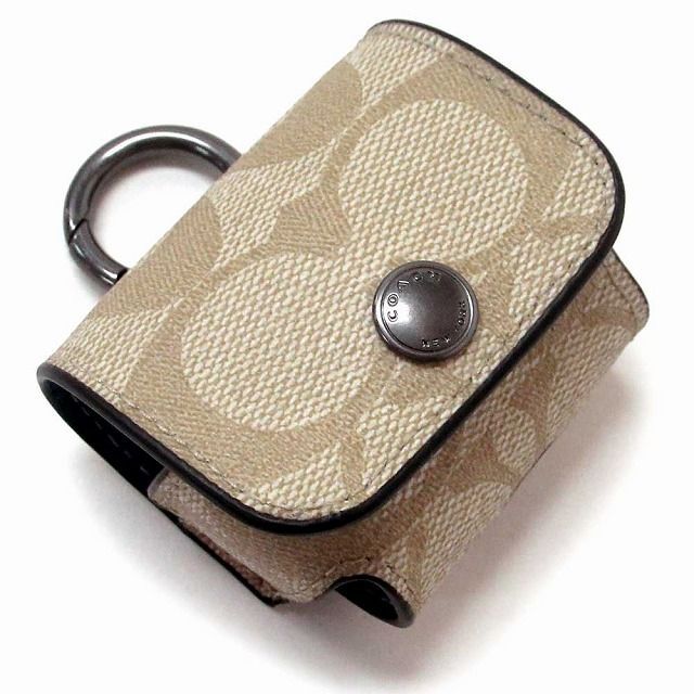 新品COACH AirPodsケース シグネチャー キャンバス（コーチ