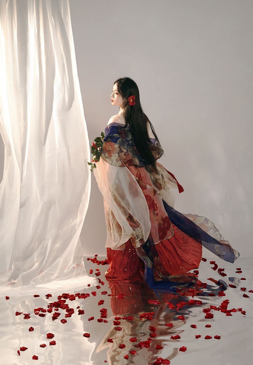 中華風ワンピースドレス古風チャイナドレスステージ衣装漢服中華服大袖シャツ唐製改良コスプレチャイナ服衣装仮装レディー