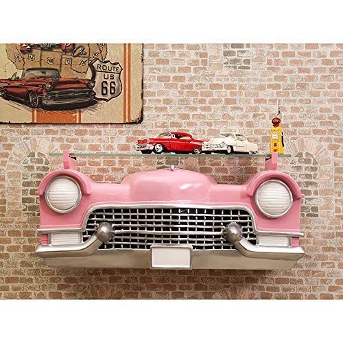 PINK CAR 秋月貿易 壁付け オブジェ 車 おしゃれ レトロ OLDIES CAR