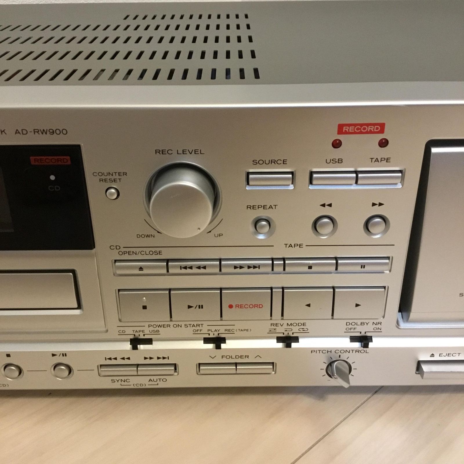 TEAC AD-RW900 CD カセットレコーダー USB接続対応 - ラジオ・コンポ