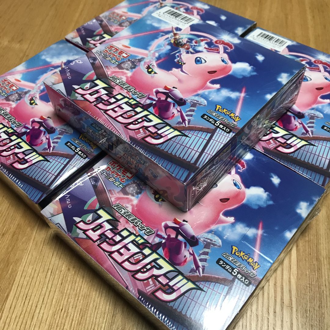 【シュリンク付き】ポケモンカード　フュージョンアーツ 5box