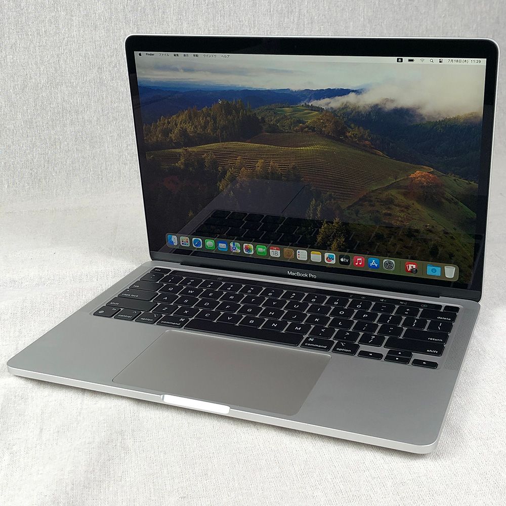 【本体のみ】Apple MacBook Pro (13インチ， M1， 2020)【16GB・SSD256GB】A2338 EMC3578/LT-240939（203339）
