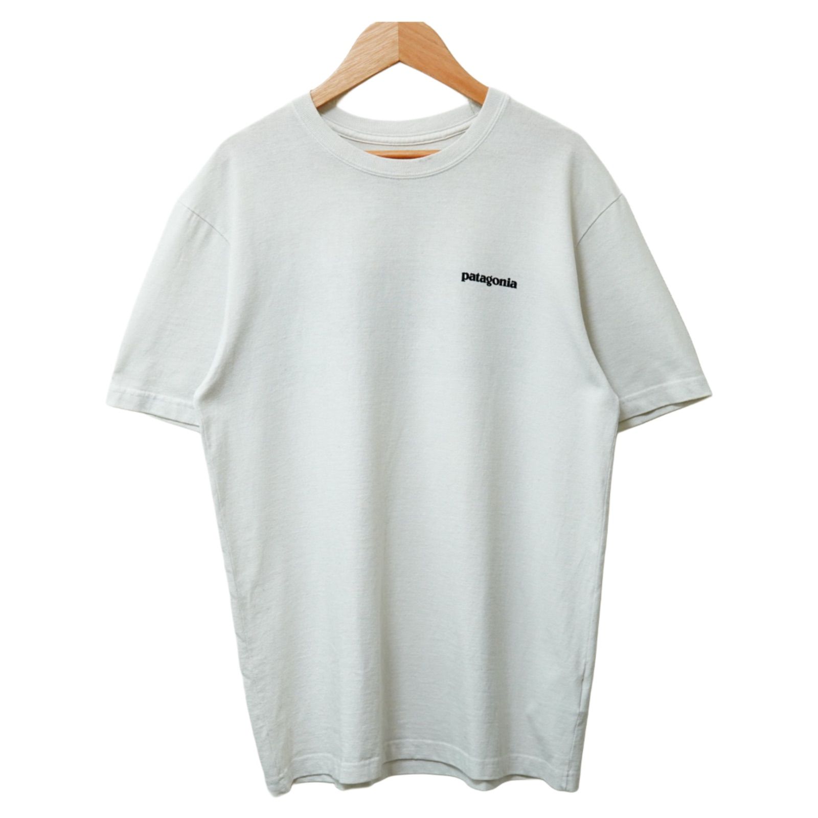 パタゴニア Tシャツ Sサイズ ホワイト Patagonia バックプリント 
