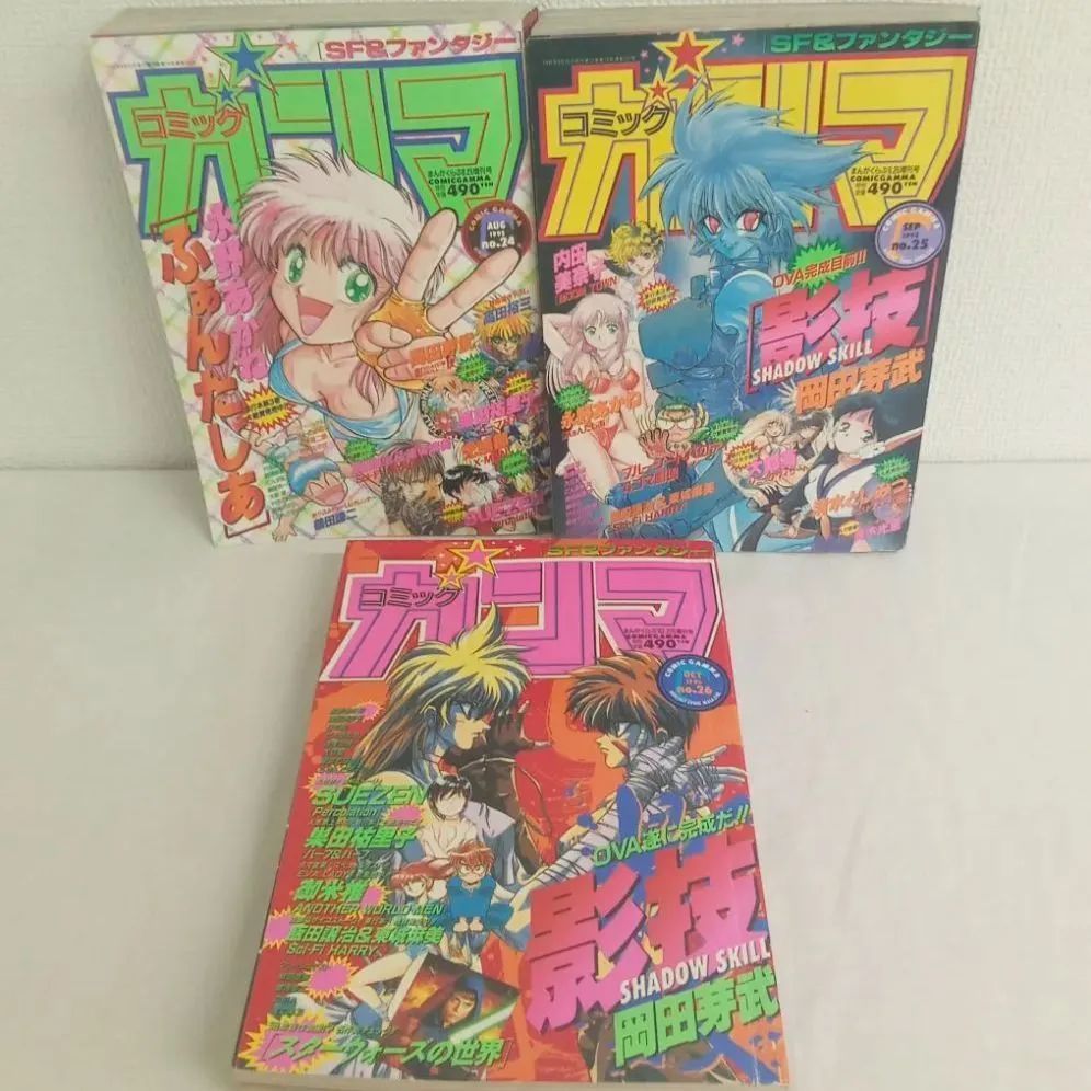 コミックガンマ1995年No.24.No.25.No.26/永野あかね/岡田芽武