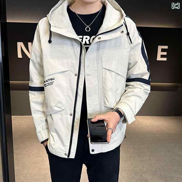 紳士服 フード付き