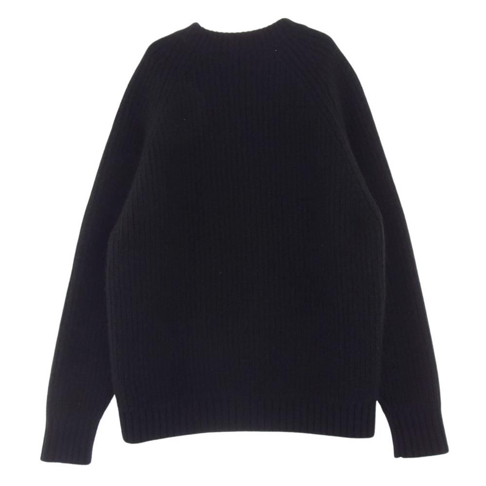 アプレッセ A.PRESSE ニット 21AW 21AAP-03-01M Cashmere Fisherman Pullover Sweater  カシミヤ カシミア フィッシャーマン プルオーバー ニット セーター ブラック ブラック系 2【中古】 - メルカリ