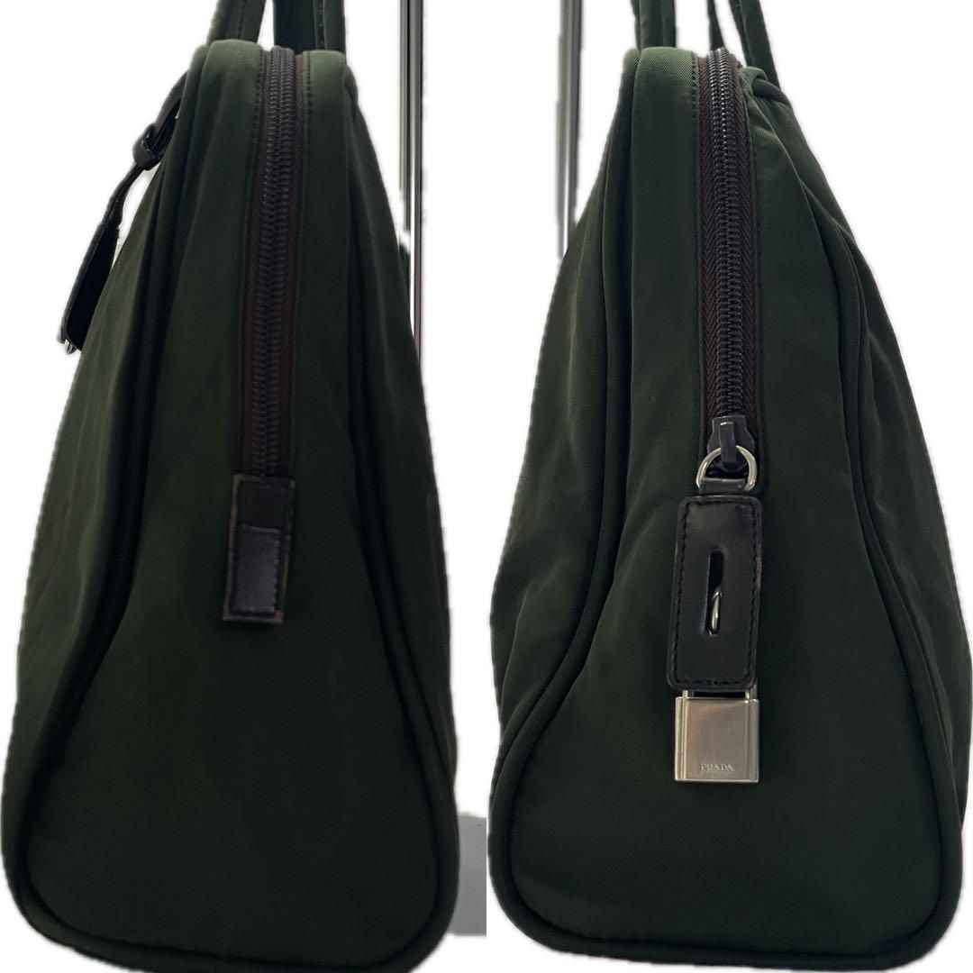 希少】PRADA プラダ トートバッグ ブリーフケース 白タグ 三角ロゴ