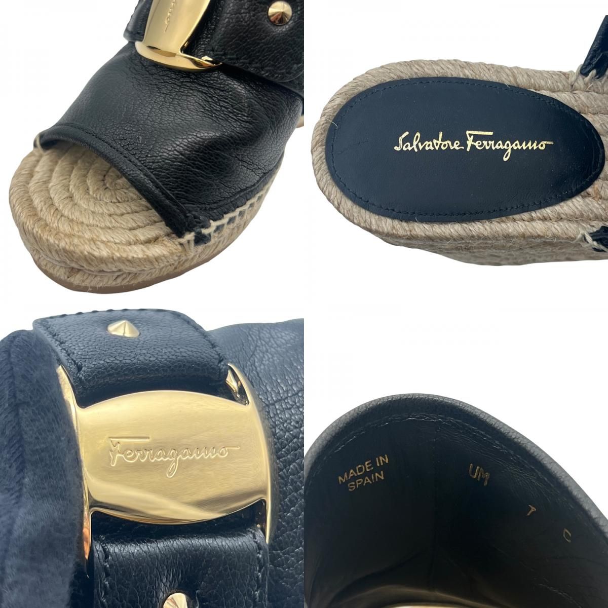 サルヴァトーレ・フェラガモ Salvatore Ferragamo ヴァラレザー US7  