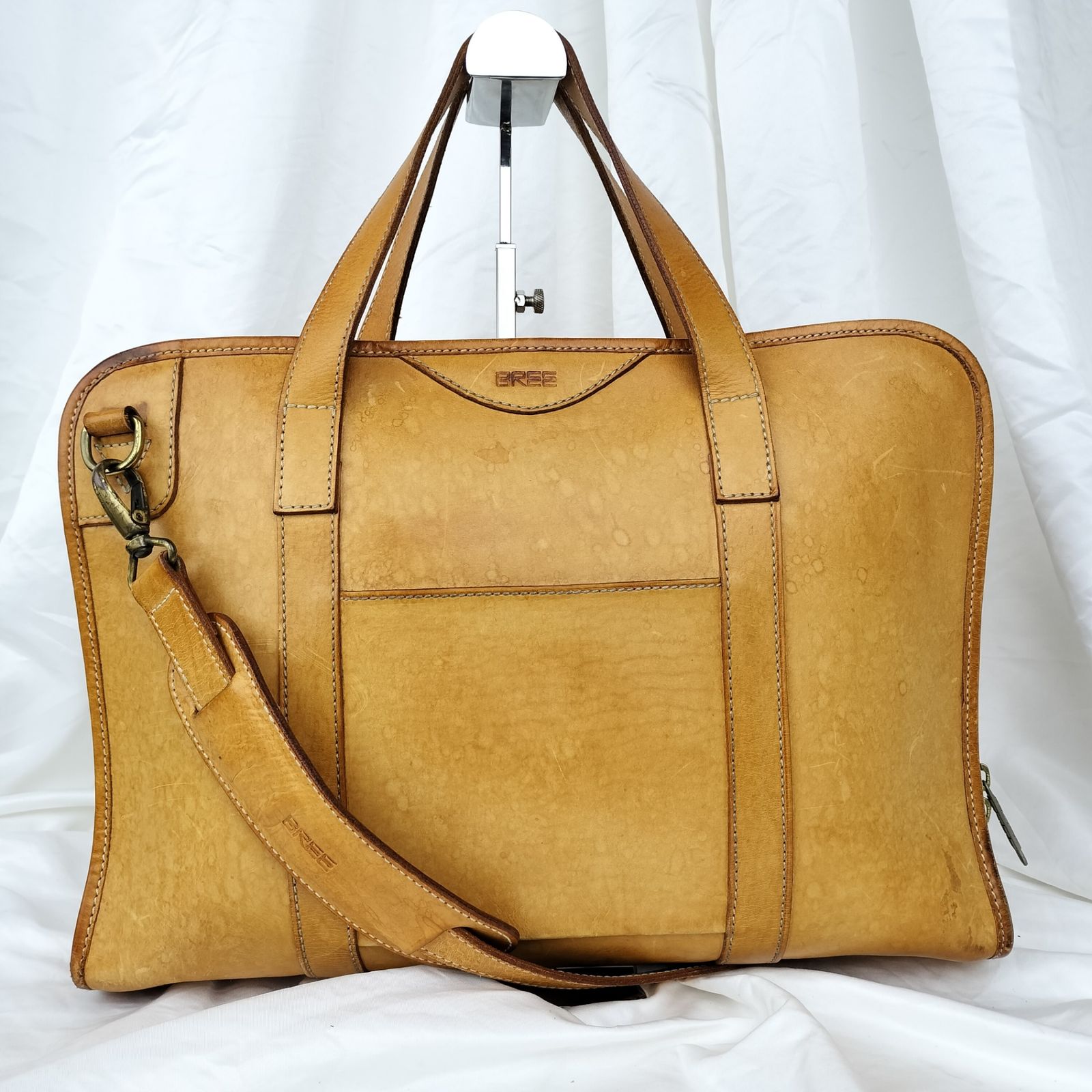 BREE ビジネスバッグ ナチュラルレザー