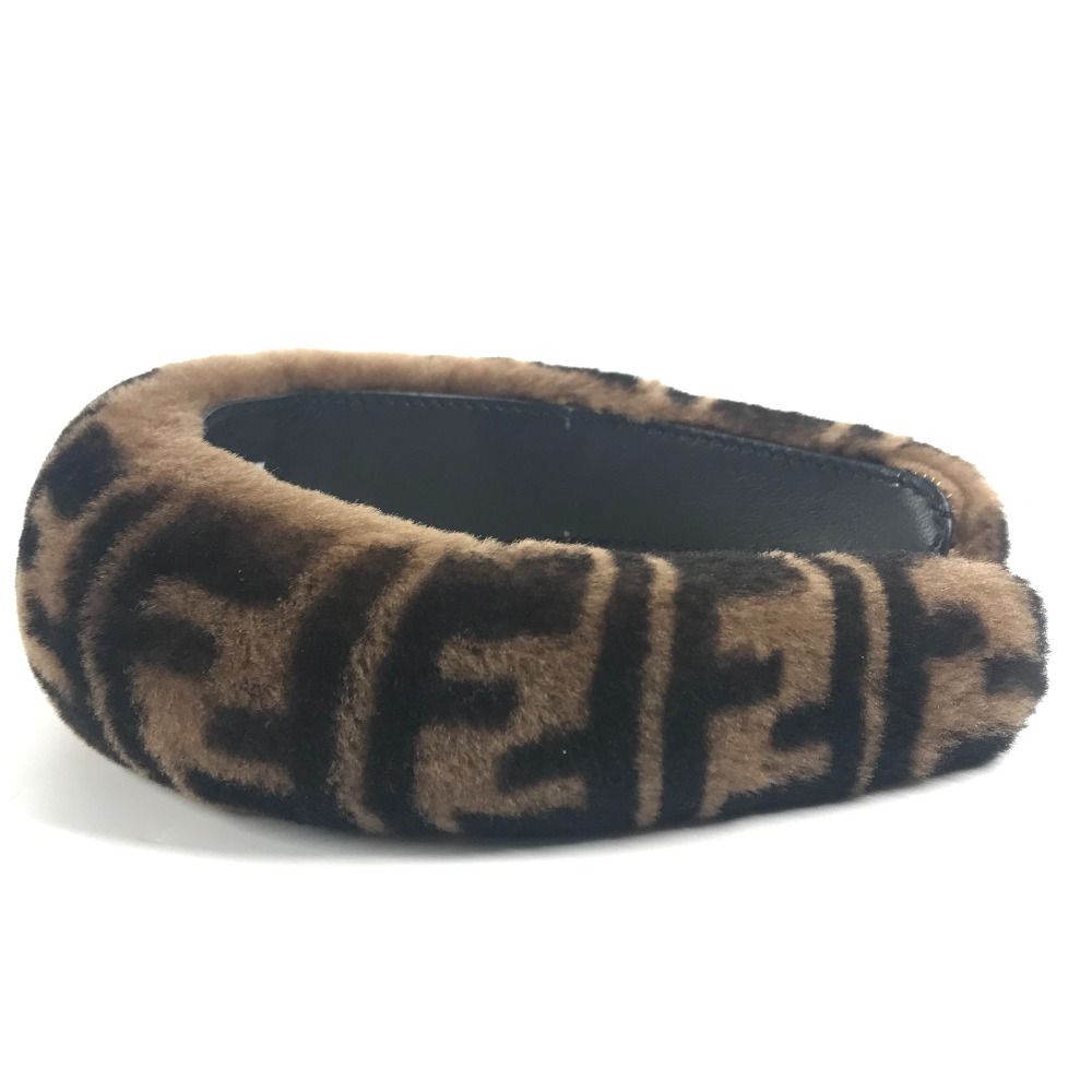 【美品】FENDI フェンディ ズッカ柄 カチューシャ ヘアバンド 楽天市場】【フェンディ】Fendi ズッカ柄 ファー カチューシャ