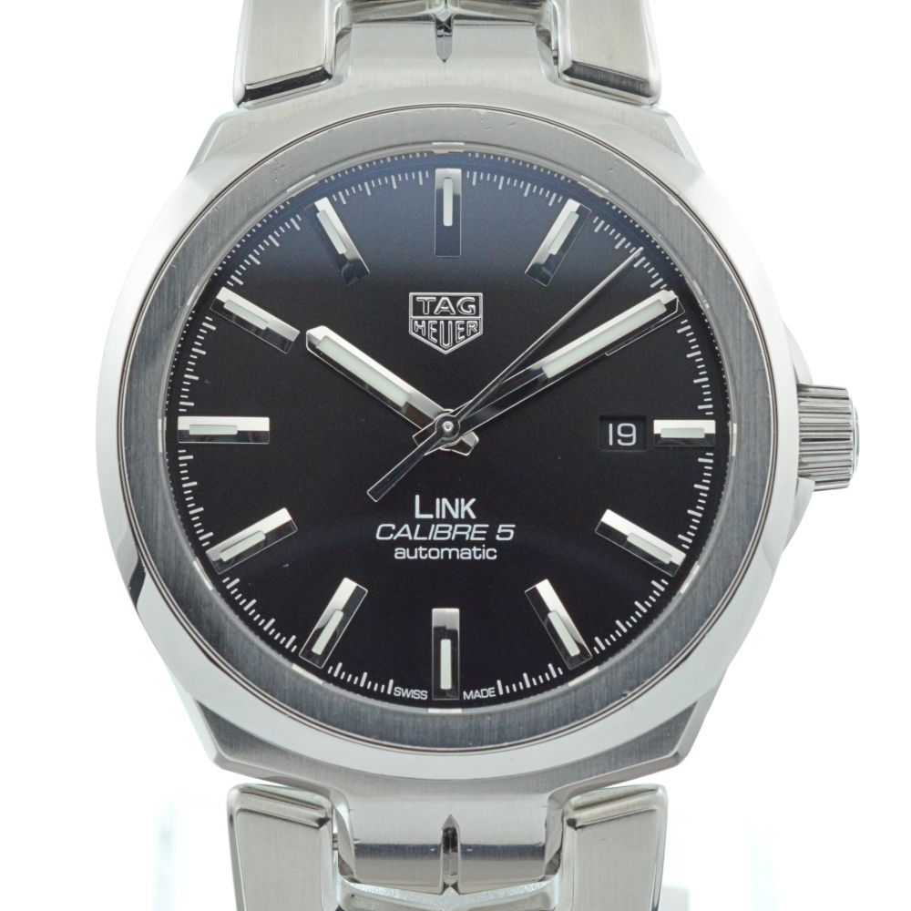 タグホイヤー TAG HEUER WBC2110 リンク キャリバー5 裏スケ 自動巻き メンズ 箱 保証書付き H 136463