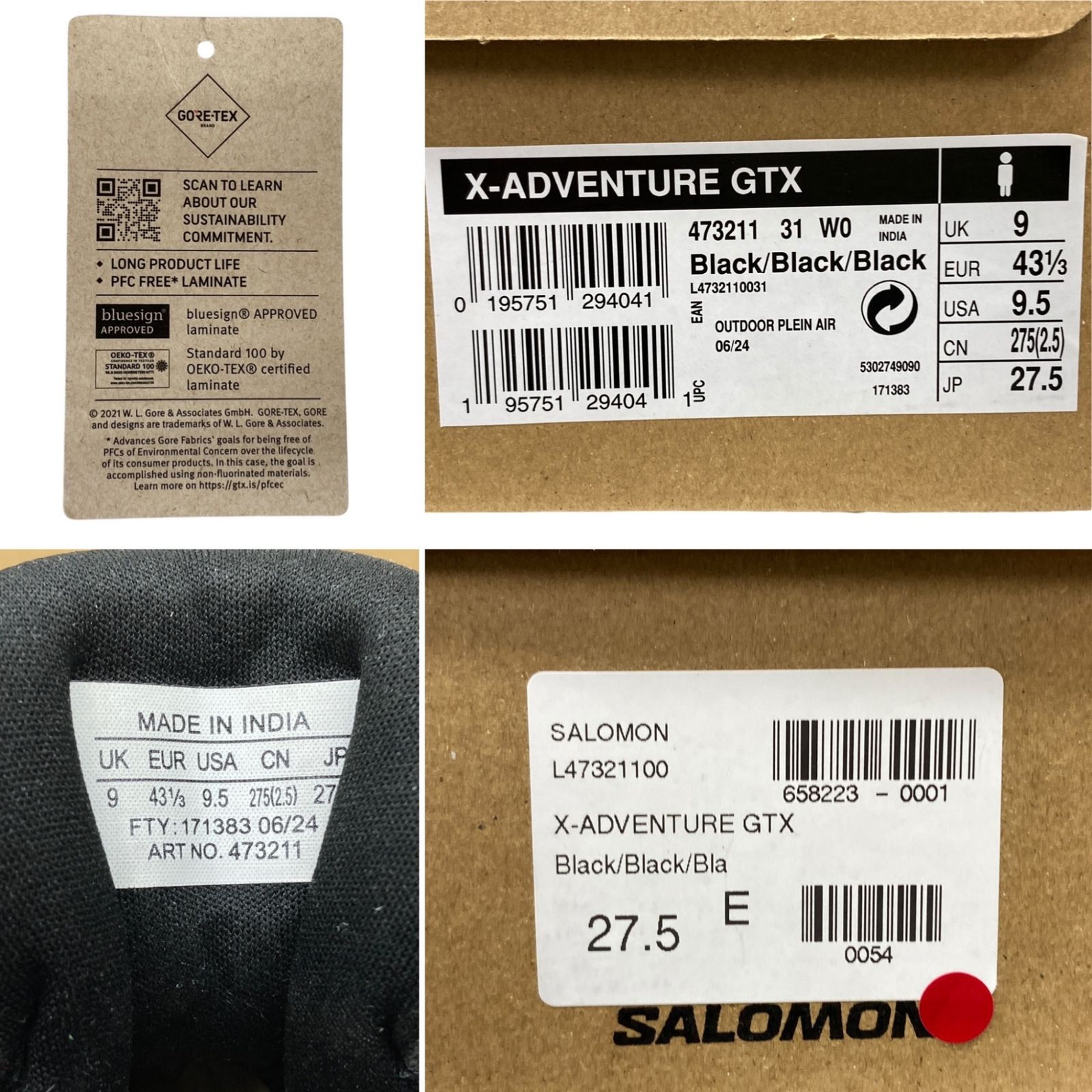 salomon (サロモン) X-ADVENTURE GORE-TEX スニーカー トレイル