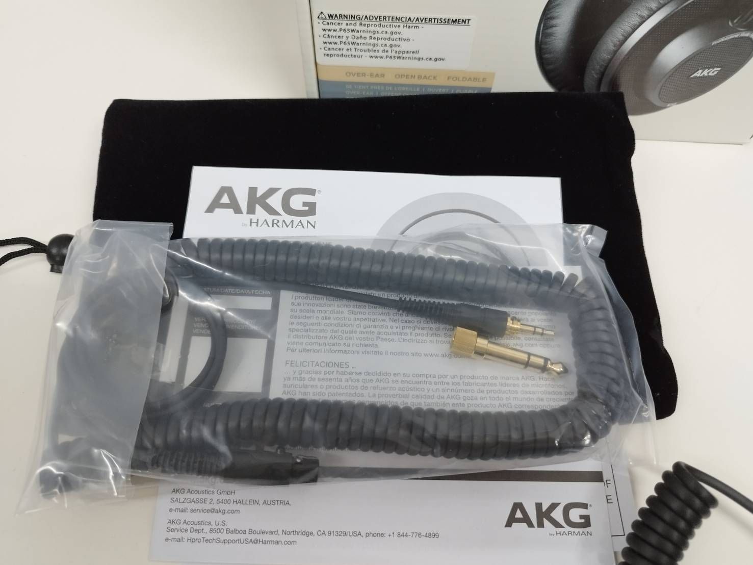 AKG K245 オープンエアー型 ヘッドホン - メルカリ