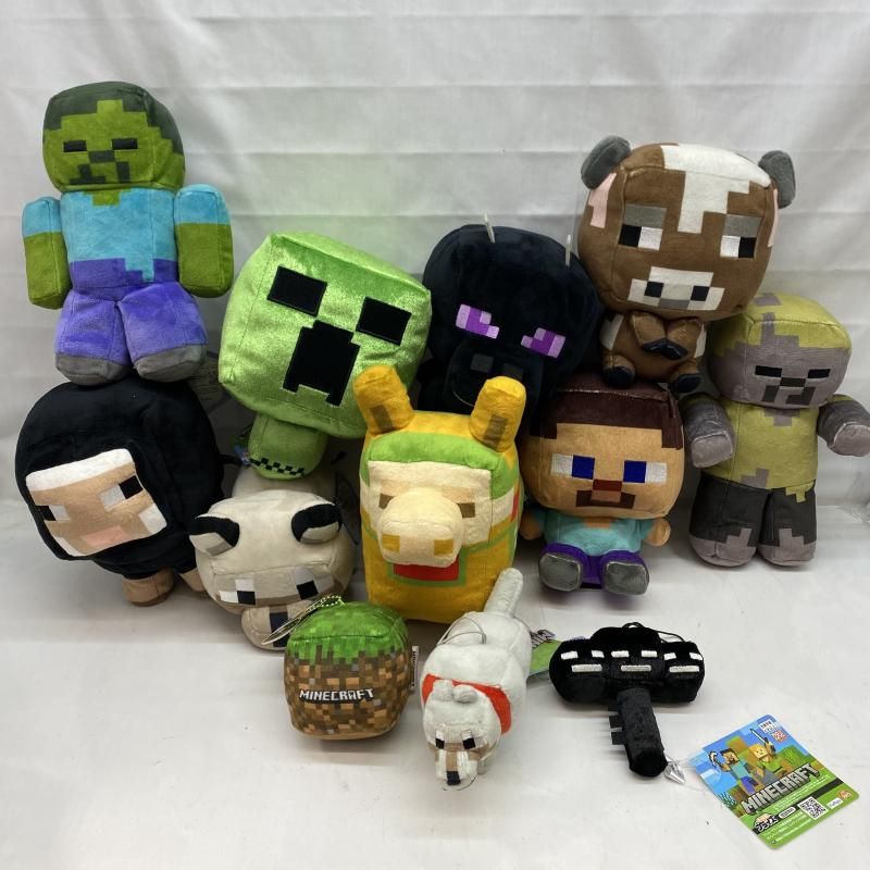 Minecraft - MINE CRAFT ぬいぐるみ まとめ売り マインクラフト ぬいぐるみ 7体まとめ売り マイクラ Minecraft