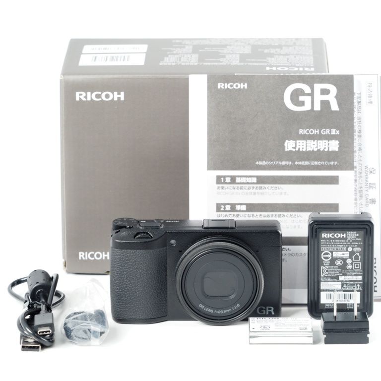 RICOH リコー GR IIIx デジタルカメラ 焦点距離 40 mm 24 2 M APS Cサイズ GRIIIx 3 x