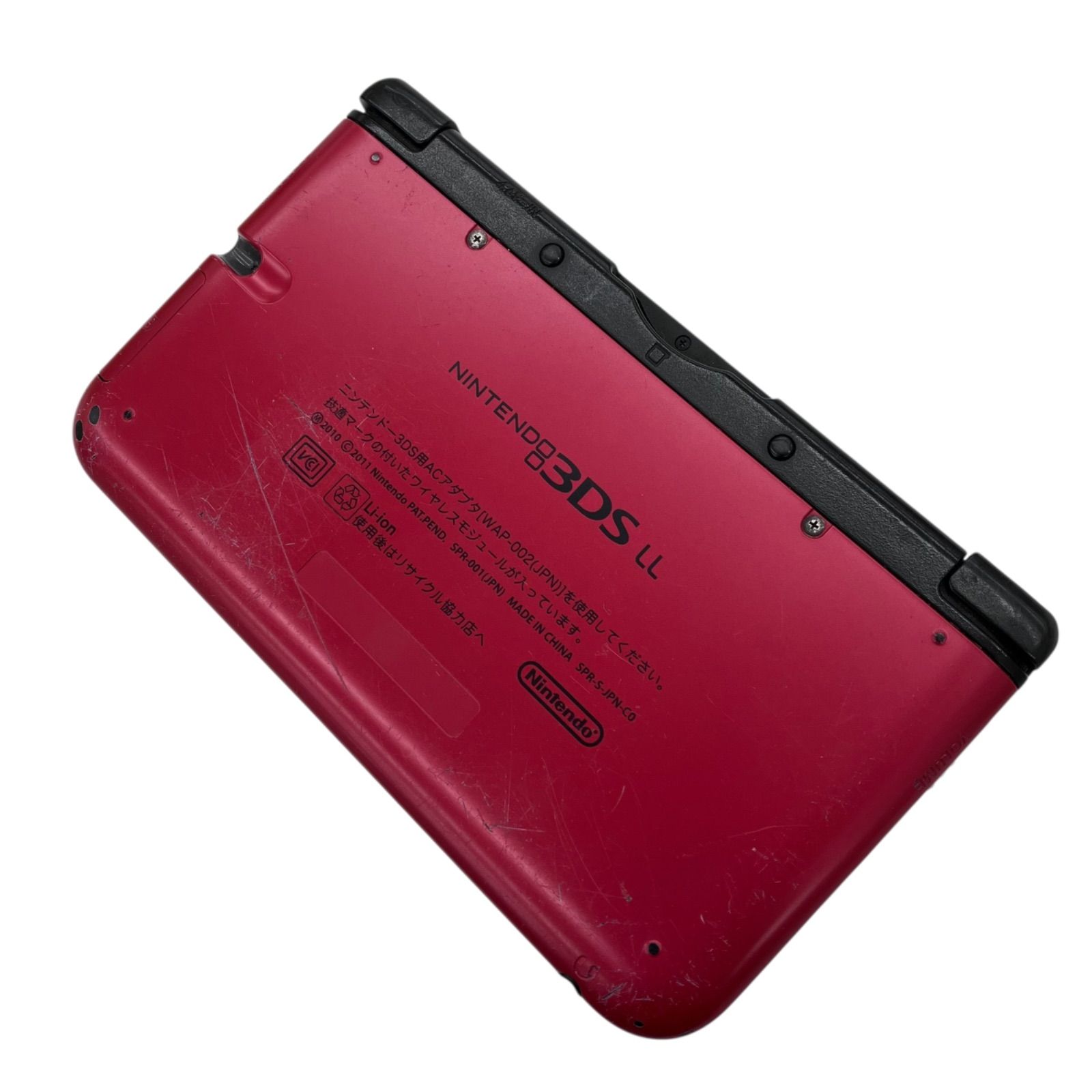 186000 現状品 任天堂 Nintendo3DS LL レッド/ブラック SPR-001