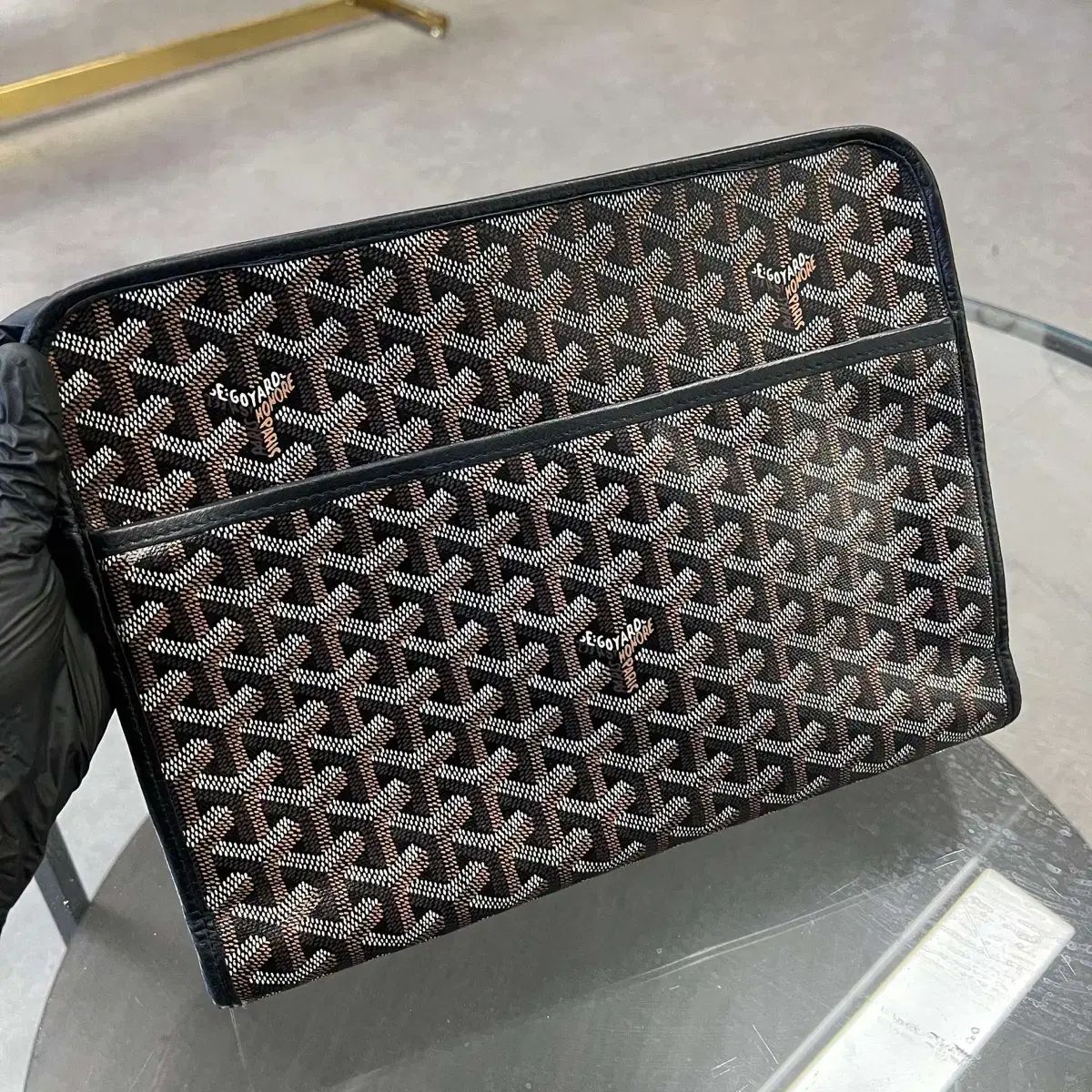 ゴヤール goyard ジュバンス　クラッチ 極美品 GOYARD ゴヤール クラッチバッグ ジュバンス MM ポーチ